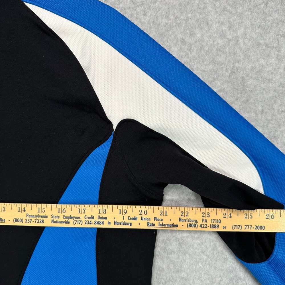 Cannondale Men L Cycling Jacket Blue Black White Full Zip Performance Sportswear - Picture 11 of 12